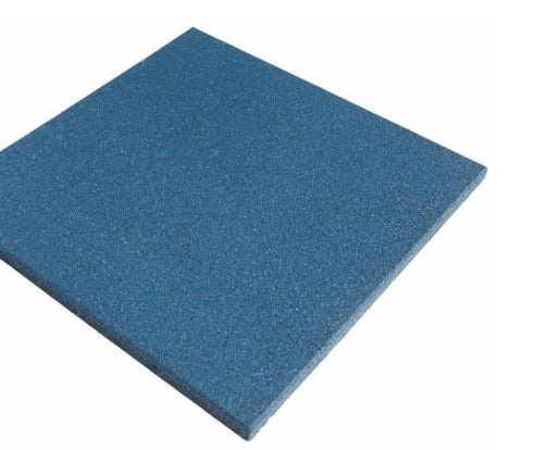 FG Blue Rubber Tiles 1cm